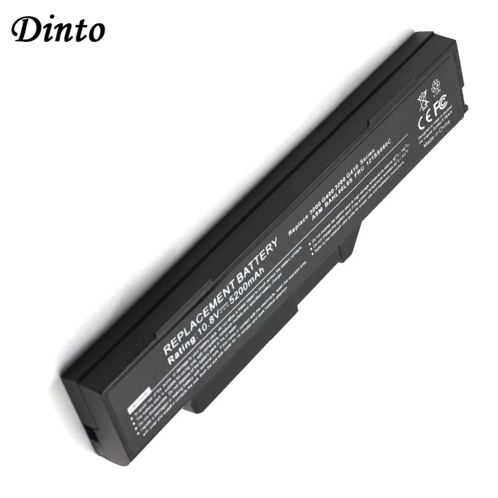 

Dinto High Quality Laptop Battery for Lenovo 3000 G400 V1070-FXSE G405S G410S G500S G505S G510S S410P S510P Z710 10.8V 5200mAh