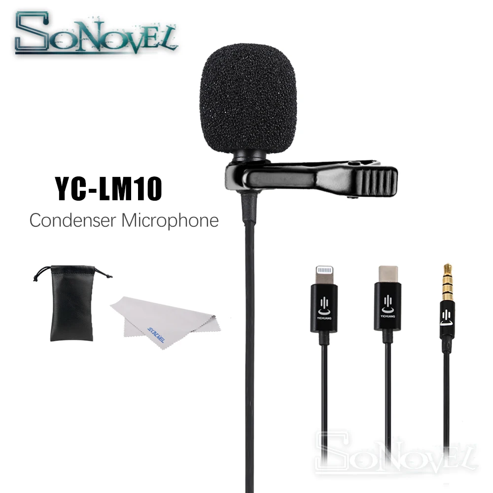 Микрофон петличный конденсаторный для iPhone 8, 7, 6, 5, YC-LM10, 4, ipad, Huawei, Samsung, Xiaomi, Type-C, 4S
Микрофон петличный конденсаторный для iPhone 8, 7, 6, 5, YC-LM10, 4, ipad, Huawei, Samsung, Xiaomi, Type-C, 4S