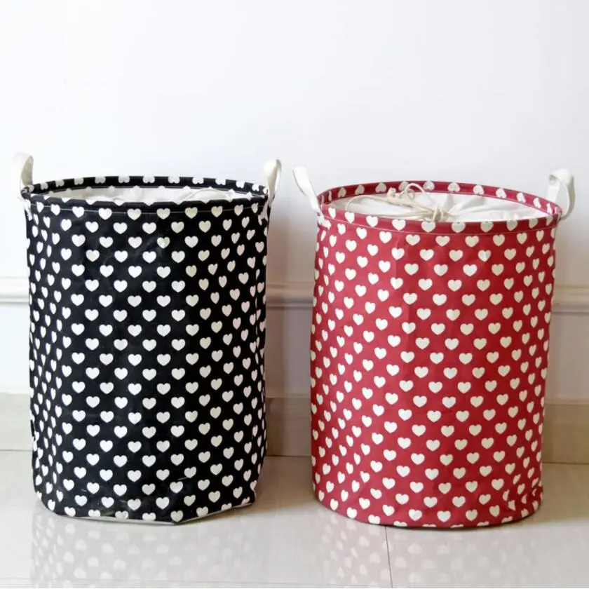 Large waterproof Cloth Love Laundry Hamper Clothes Storage Baskets Home clothes barrel Bags kids toy storage organizer barrels
Large waterproof Cloth Love Laundry Hamper Clothes Storage Baskets Home clothes barrel Bags kids toy storage organizer barrels