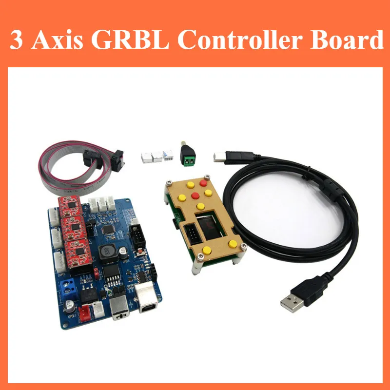GRBL Controller Board 3 Axis CNC Controller Offline Controller Laser Board For 3018 1610 2418 Engraving Machine Wood Carving
GRBL Controller Board 3 Axis CNC Controller Offline Controller Laser Board For 3018 1610 2418 Engraving Machine Wood Carving