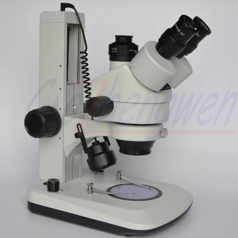 FYSCOPE Simul Focal Trinocular Microscopio Track Stand Pillar Stand Stereo Microscope 7X-45X with Dual LED Lights
FYSCOPE Simul Focal Trinocular Microscopio Track Stand Pillar Stand Stereo Microscope 7X-45X with Dual LED Lights