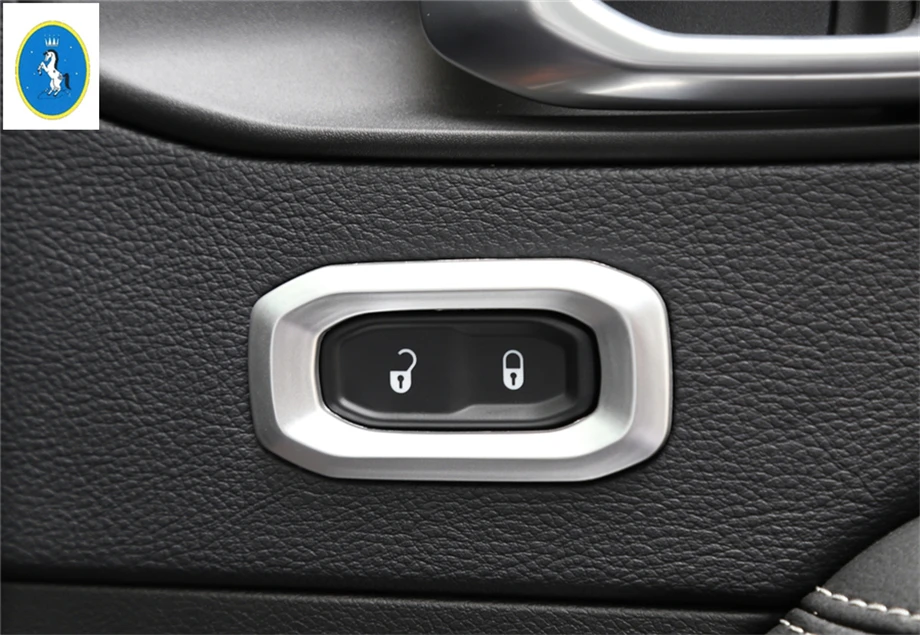 Yimaautotrims Auto Accessory Front Door Lock Button Switch Cover Red Matte Carbon Fiber ABS Fit For Jeep Wrangler JL 2018 - 2020
Yimaautotrims Auto Accessory Front Door Lock Button Switch Cover Red Matte Carbon Fiber ABS Fit For Jeep Wrangler JL 2018 - 2020