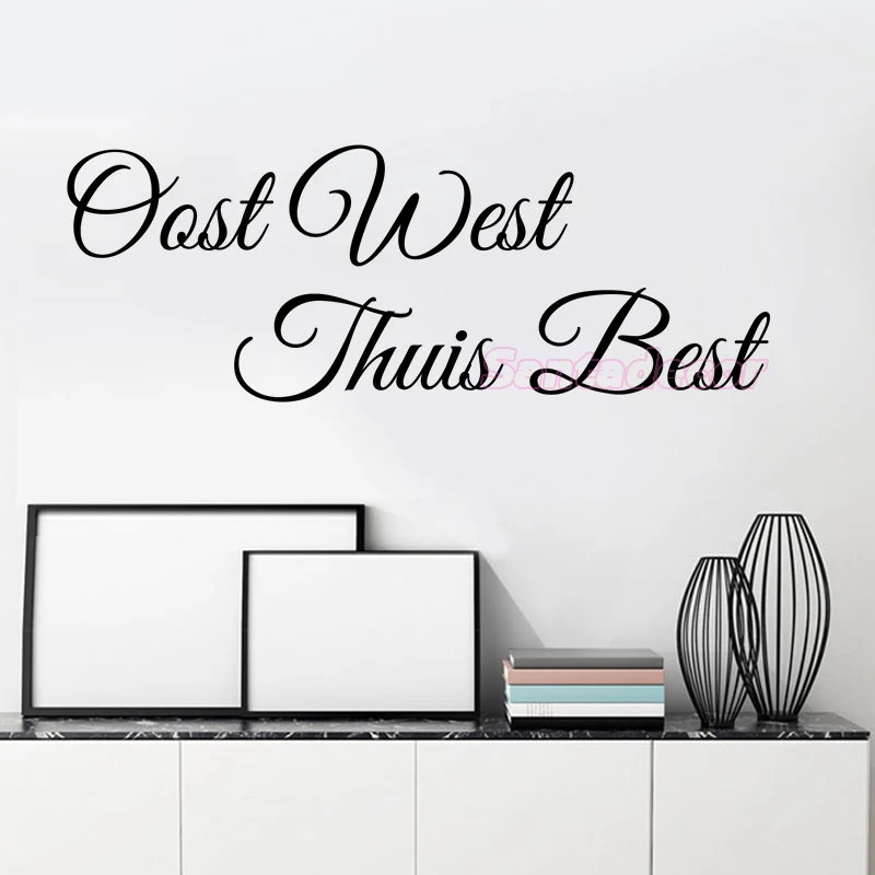 Muursticker Oost west thuis best Vinyl Wall Art Decals Wallpaper Living Room Wall Decor House Decoration Poster
Muursticker Oost west thuis best Vinyl Wall Art Decals Wallpaper Living Room Wall Decor House Decoration Poster