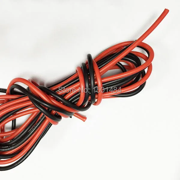 10 AWG 10AWG Калибр силиконовый провод кабель 1 м гибкий многожильный медный для RC
