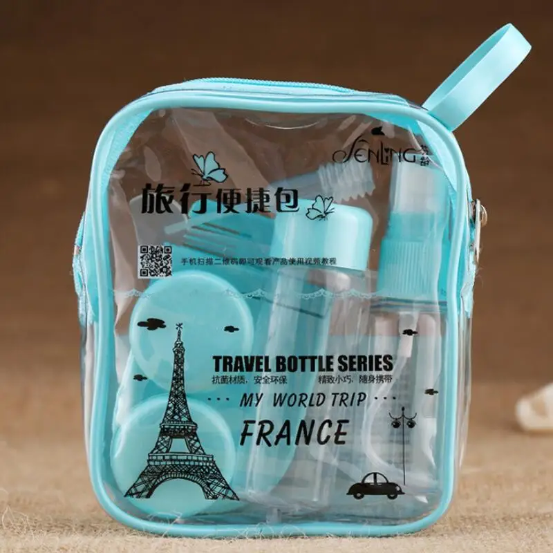 8pcs/set Portable Bottle Refilable Bottles Kit Shampoo Cream Cosmetics Liquid Containers with Comb Travel Size
8pcs/set Portable Bottle Refilable Bottles Kit Shampoo Cream Cosmetics Liquid Containers with Comb Travel Size