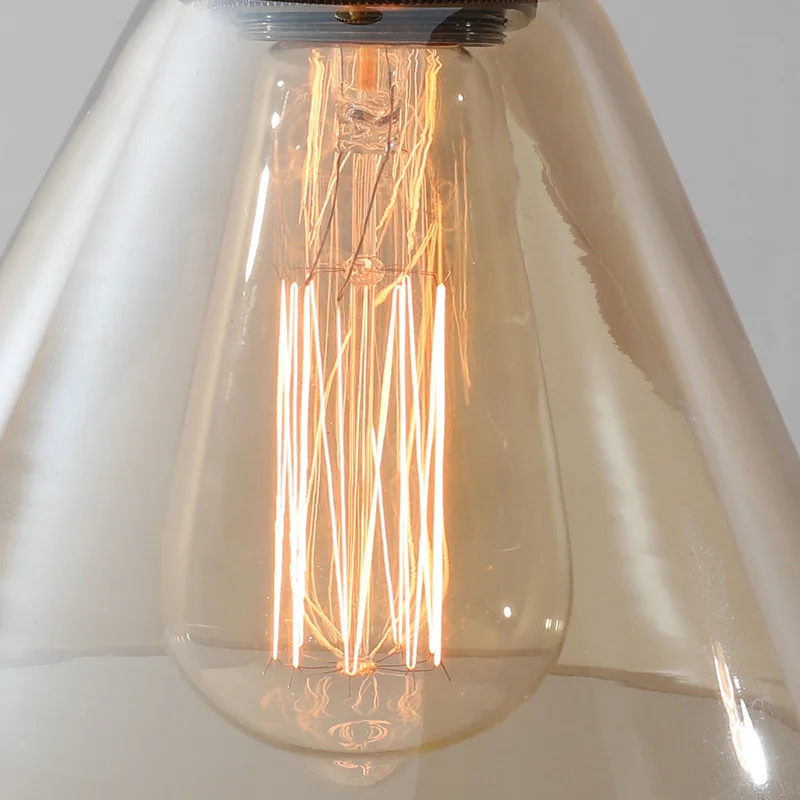 Nordic loft small chandelier single head bar restaurant lights simple modern corridor personality glass lamps
Nordic loft small chandelier single head bar restaurant lights simple modern corridor personality glass lamps