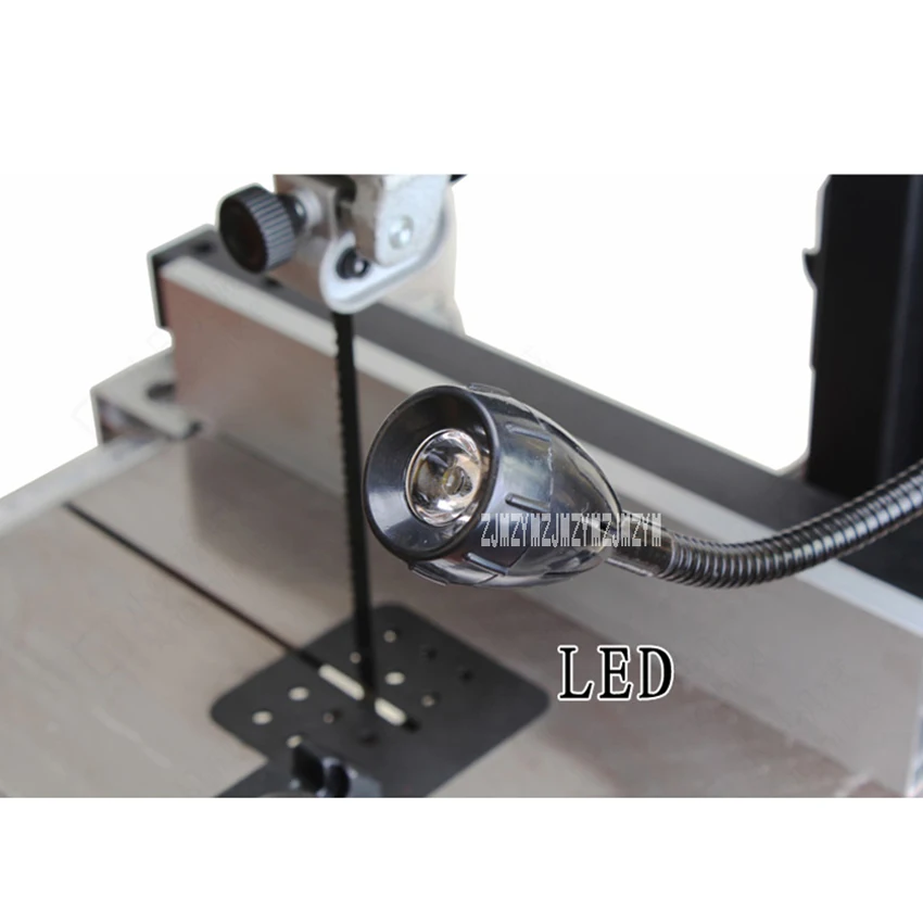 MJ10 10-inch Woodworking Band Saw Machine Household Wire Saw Vertical Small Sawing Machine Beads Cutting Machine 220V/110V 550W
MJ10 10-inch Woodworking Band Saw Machine Household Wire Saw Vertical Small Sawing Machine Beads Cutting Machine 220V/110V 550W