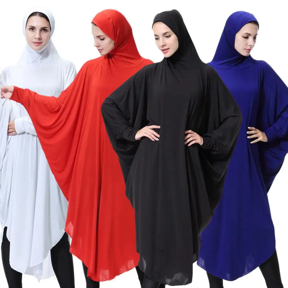 Csual Women's Arab Muslim Abaya Solid One-piece Overhead Hijab Prayer Kaftan Robe Dress with Headscarf
Csual Women's Arab Muslim Abaya Solid One-piece Overhead Hijab Prayer Kaftan Robe Dress with Headscarf