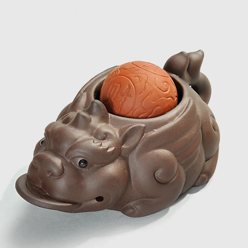 Handmade Yixing Brave Lucky Toad Boutique Tea Accessories Creative Small Ornaments Handmade Tea Pet Play Water 11x5cm F
Handmade Yixing Brave Lucky Toad Boutique Tea Accessories Creative Small Ornaments Handmade Tea Pet Play Water 11x5cm F