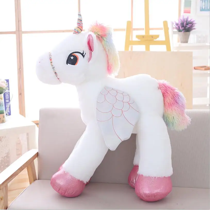 50/60/90cm Kawaii Unicorn Plush Toys Giant Stuffed Animal Horse Toys for Children Soft Doll Home Decor Lover Birthday Gift
50/60/90cm Kawaii Unicorn Plush Toys Giant Stuffed Animal Horse Toys for Children Soft Doll Home Decor Lover Birthday Gift