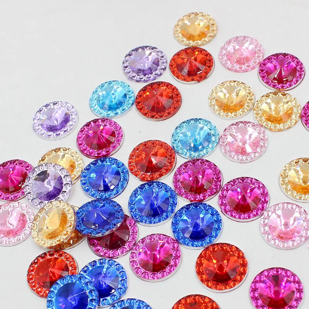 New Arrival 720pcs/Lot 10mm Multicolor Round Stones Acrylic Rhinestone, Crystal Cabochons, Jewelry Accessories
New Arrival 720pcs/Lot 10mm Multicolor Round Stones Acrylic Rhinestone, Crystal Cabochons, Jewelry Accessories