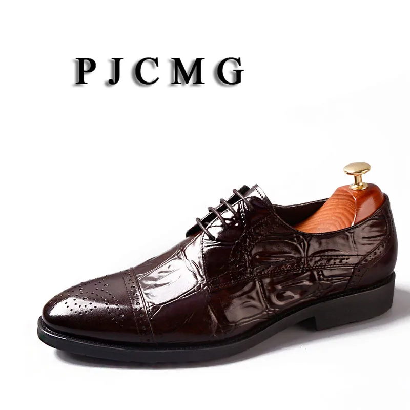 PJCMG Fashion Men Oxford Casual Coffee/Red/Black Genuine Leather Business Pointed Toe Lace-Up Office & Career Men's Shoes
PJCMG Fashion Men Oxford Casual Coffee/Red/Black Genuine Leather Business Pointed Toe Lace-Up Office & Career Men's Shoes