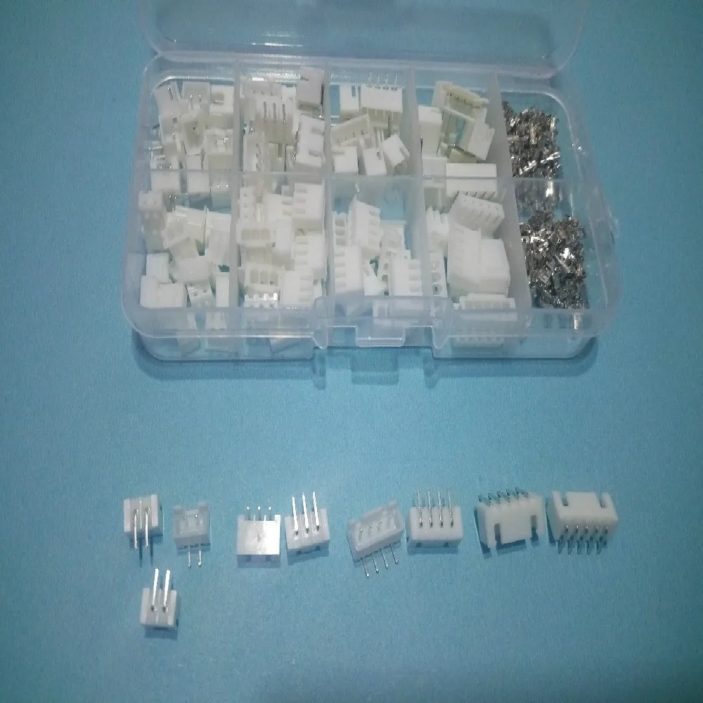 60 sets XH2.54 Right angle 2p 3p 4P 5pin 2.54mm Pitch Terminal / Housing / Pin Header Connector Wire Connectors Adaptor XH Kits
60 sets XH2.54 Right angle 2p 3p 4P 5pin 2.54mm Pitch Terminal / Housing / Pin Header Connector Wire Connectors Adaptor XH Kits