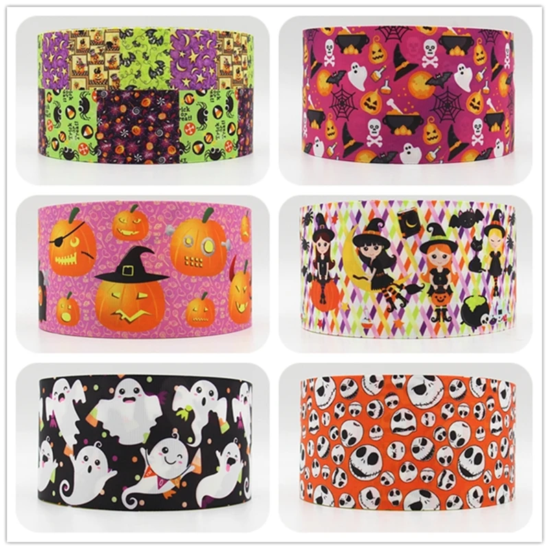 Q&N ribbon 3inch 75mm Halloween printed grosgrain ribbon webbing 50yards/roll for headband hair bows free shipping
Q&N ribbon 3inch 75mm Halloween printed grosgrain ribbon webbing 50yards/roll for headband hair bows free shipping