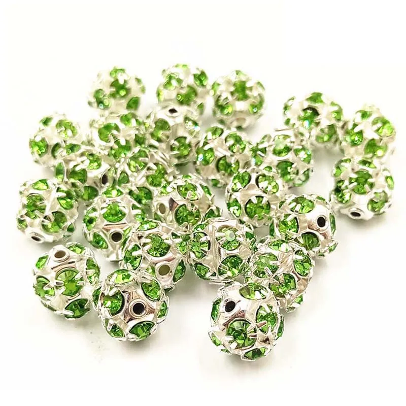 LNRRABC 12 Colors 6/8/10mm 10 Pcs/lot Round Crystal Rhinestones Ball Beads Fashion Jewelry Making DIY Bracelet Necklace
LNRRABC 12 Colors 6/8/10mm 10 Pcs/lot Round Crystal Rhinestones Ball Beads Fashion Jewelry Making DIY Bracelet Necklace