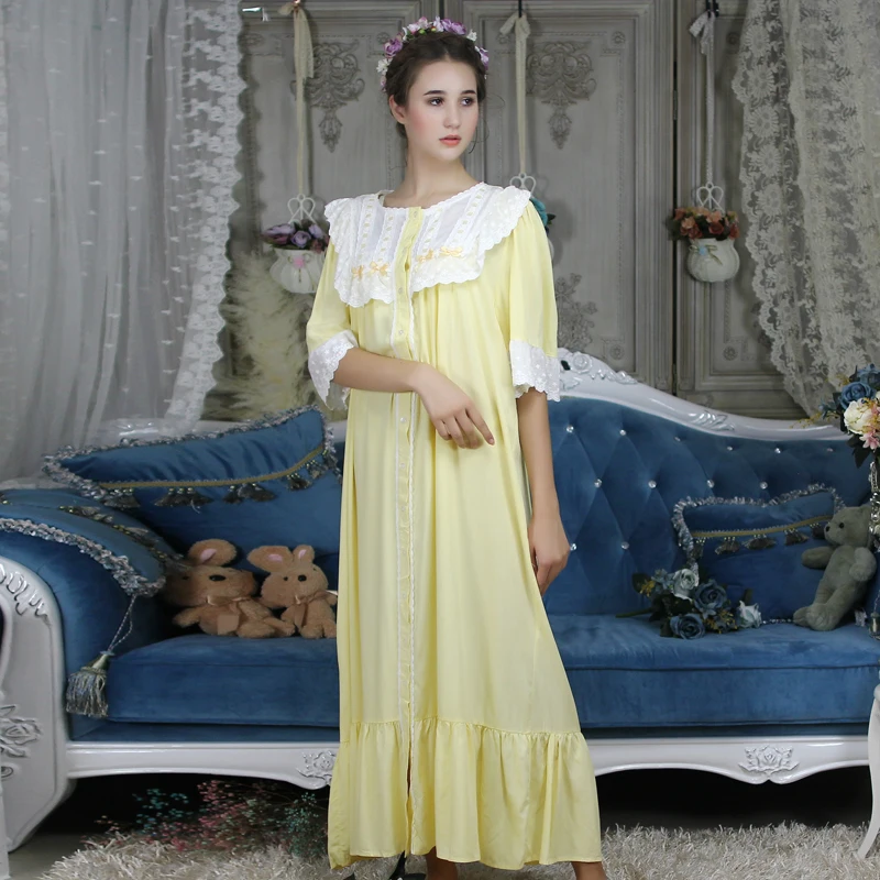 Women Nightgowns Leisure Princess Homewear Dress Sleeve Loose Sleepwear One size Larger
Women Nightgowns Leisure Princess Homewear Dress Sleeve Loose Sleepwear One size Larger