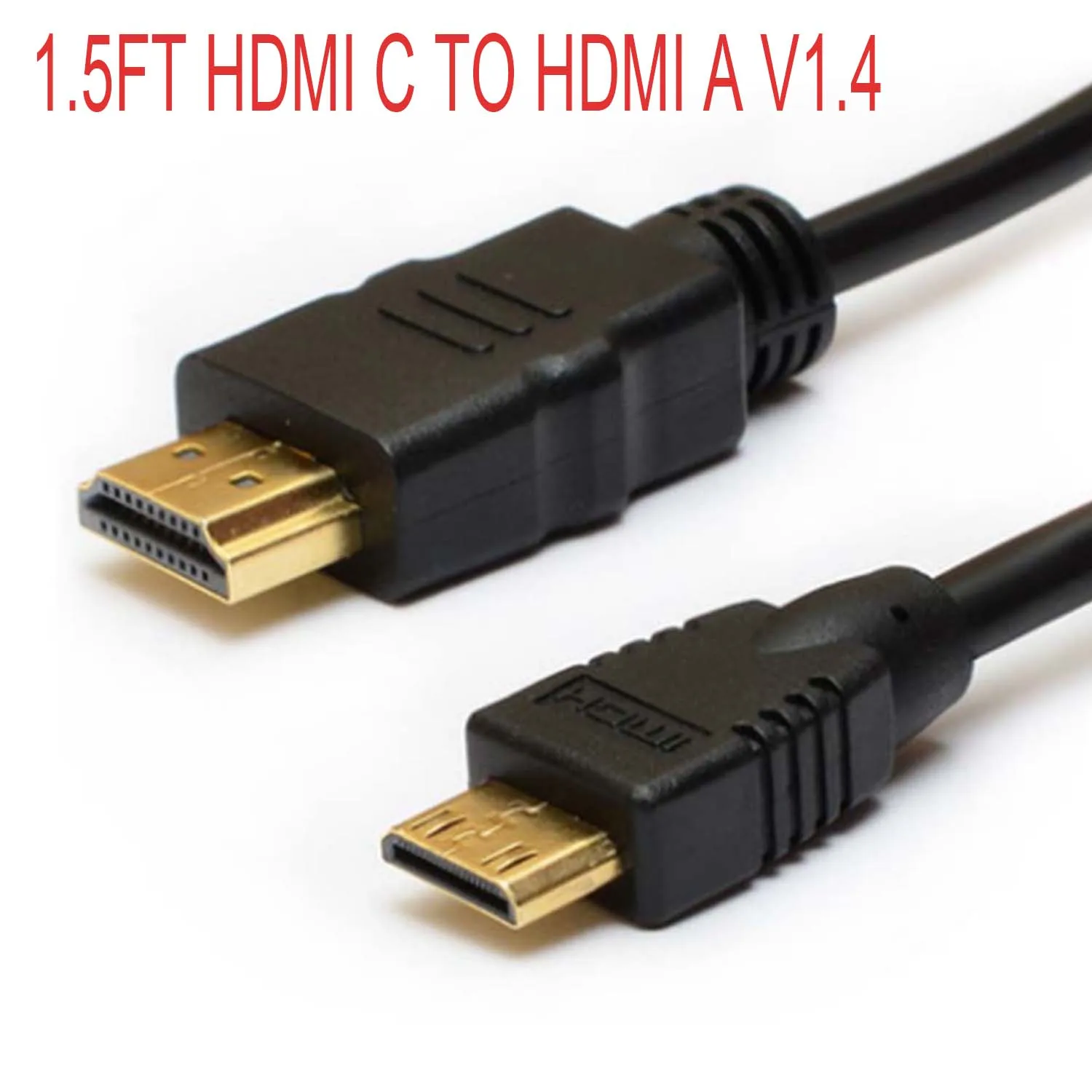 Аудиокабель Mini HDMI (штекер)/HDMI (штекер) v1.4 HD для камеры Sony Alpha DSLR-A850 SLT-A35/Y |