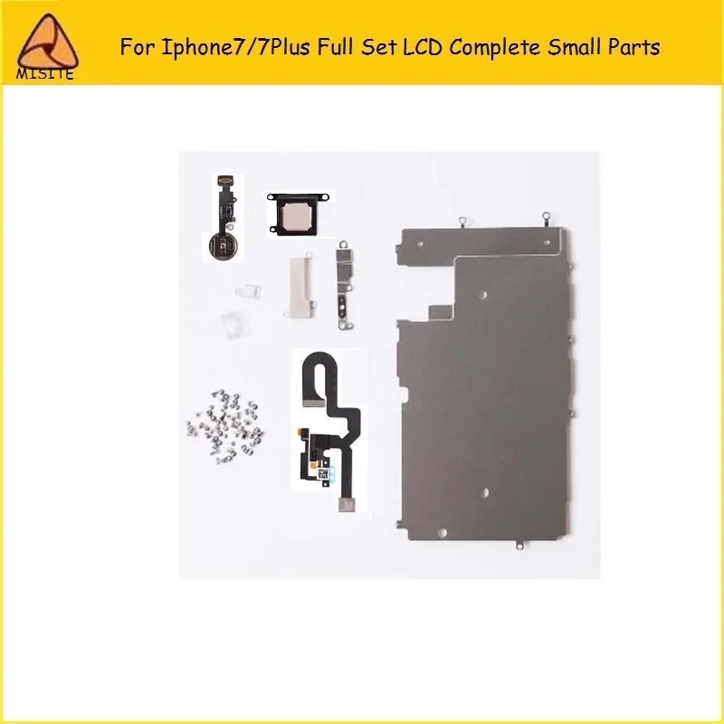 10PCS/Lot For iphone 7Plus LCD Digitizer Full Set Small Repair Part Metal ShieldPlate Front Camera Ear Speaker Home Button Flex
10PCS/Lot For iphone 7Plus LCD Digitizer Full Set Small Repair Part Metal ShieldPlate Front Camera Ear Speaker Home Button Flex