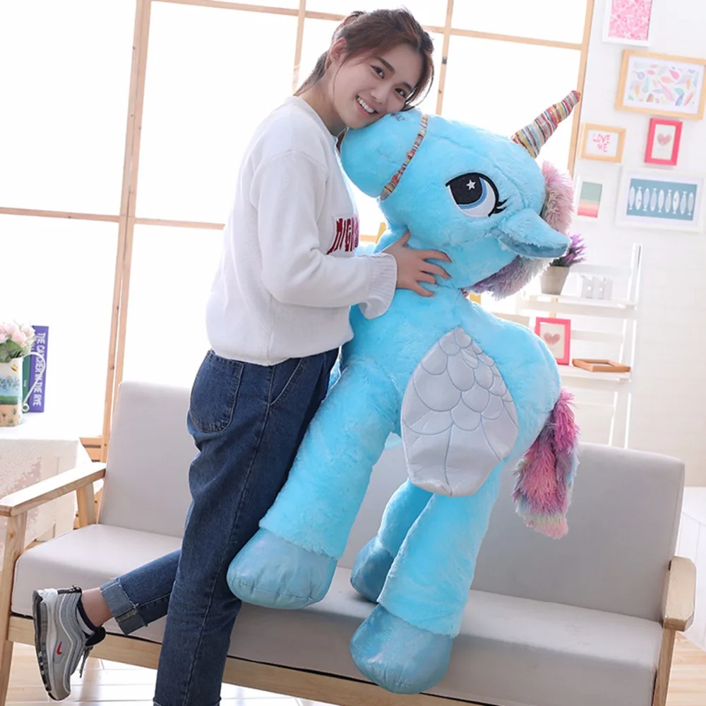 1pc 90cm Kawaii 3 Colours Unicorn Doll Plush Toy Soft Stuffed unicorn animal Super Quality Home Decor kid lovely Birthday Gift
1pc 90cm Kawaii 3 Colours Unicorn Doll Plush Toy Soft Stuffed unicorn animal Super Quality Home Decor kid lovely Birthday Gift