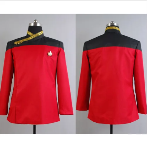 Next Generation Costume Star Cosplay Trek TNG Picard Red Uniform Jean Luc Jacket Costume With Badge Halloween Cosplay Costumes
Next Generation Costume Star Cosplay Trek TNG Picard Red Uniform Jean Luc Jacket Costume With Badge Halloween Cosplay Costumes