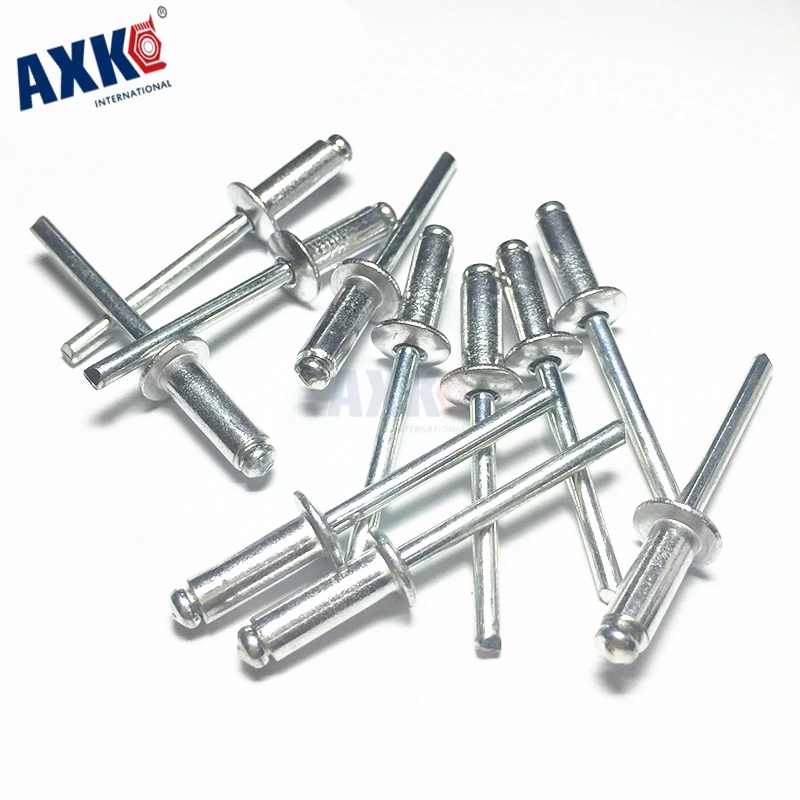 Axk 50pcs M6*10/12/20 M5*25/30/35 Aluminium Blind Round Head Rivets Nail Decoration Pop Rivets
Axk 50pcs M6*10/12/20 M5*25/30/35 Aluminium Blind Round Head Rivets Nail Decoration Pop Rivets