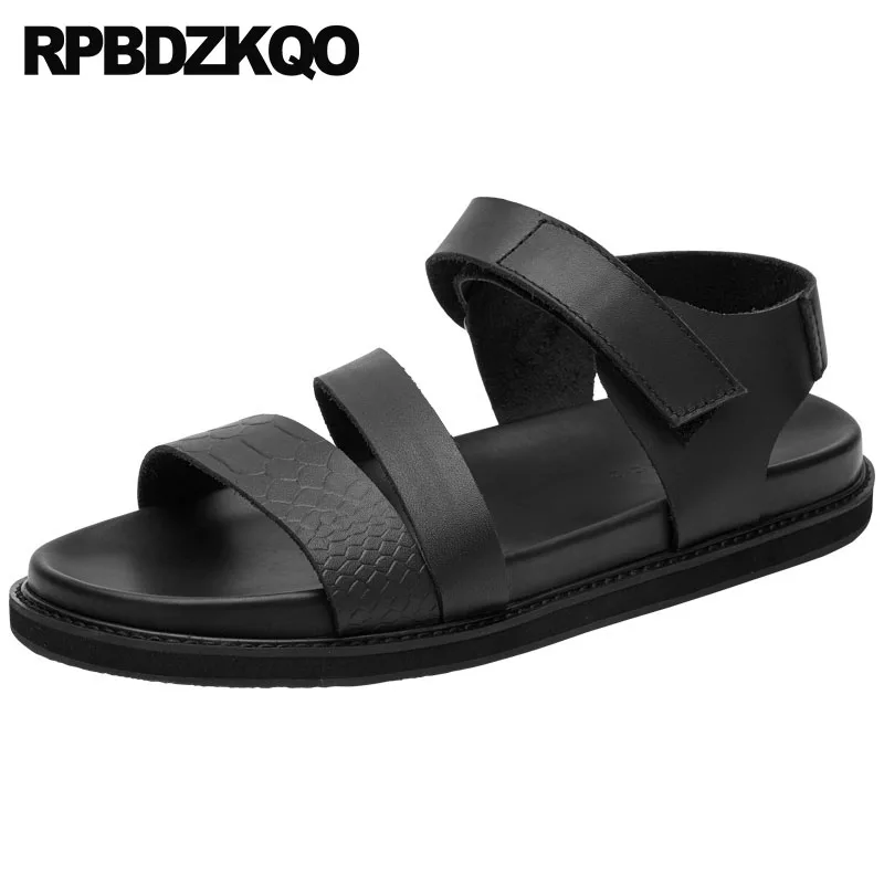 Luxury Breathable Designer Shoes Men High Quality Runway Gladiator Genuine Leather Strap Roman Summer Sandals Open Toe Black
Luxury Breathable Designer Shoes Men High Quality Runway Gladiator Genuine Leather Strap Roman Summer Sandals Open Toe Black