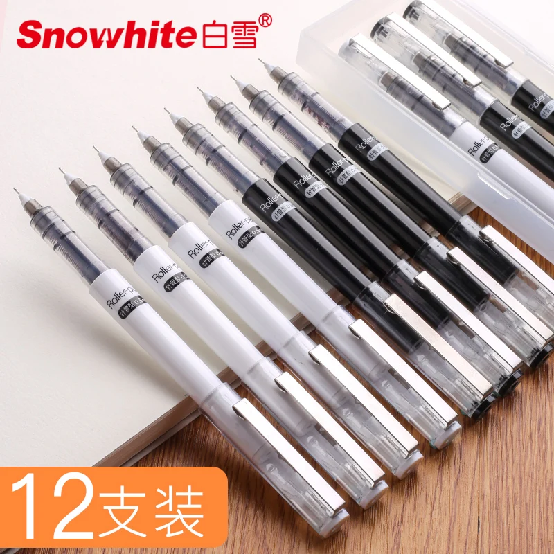 SNOWHITE X88 Nude Color Roller Pen Full Needle Type Quick Dry Black 0.5mm 0.38mm Cute Stationary Gel Pen Set
SNOWHITE X88 Nude Color Roller Pen Full Needle Type Quick Dry Black 0.5mm 0.38mm Cute Stationary Gel Pen Set