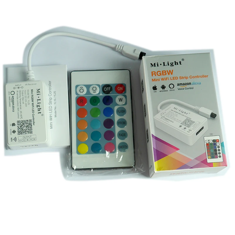 Milight YL1S/YL2S мини WiFi Светодиодная Умная лампа пульт управления DC12 24V ИК