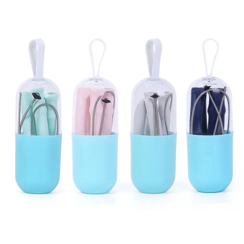 Collapsible Silicone Bend Straw Reusable Drinking Straw 25cm with Carrying Case and Cleaning Brush, for Travel Home Office
Collapsible Silicone Bend Straw Reusable Drinking Straw 25cm with Carrying Case and Cleaning Brush, for Travel Home Office
