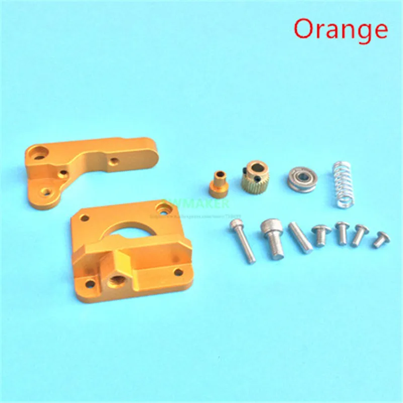 Ender-3 Aluminum Alloy extruder kit Bowden extruder 1.75mm for Creality CR-7 CR-8 CR-10 3D printer Orange Color
Ender-3 Aluminum Alloy extruder kit Bowden extruder 1.75mm for Creality CR-7 CR-8 CR-10 3D printer Orange Color