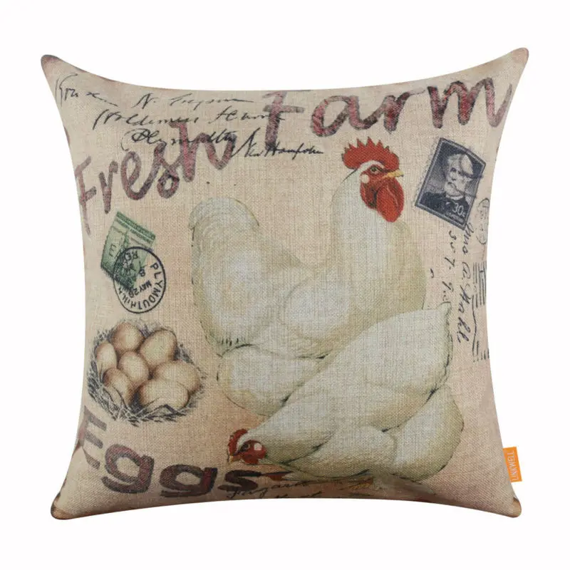 LINKWELL 45x45cm Vintage Fresh Farm Eggs Hen Decorative Throw Pillows Case Cushion Cover Creative Decoration for Sofa Car Covers
LINKWELL 45x45cm Vintage Fresh Farm Eggs Hen Decorative Throw Pillows Case Cushion Cover Creative Decoration for Sofa Car Covers