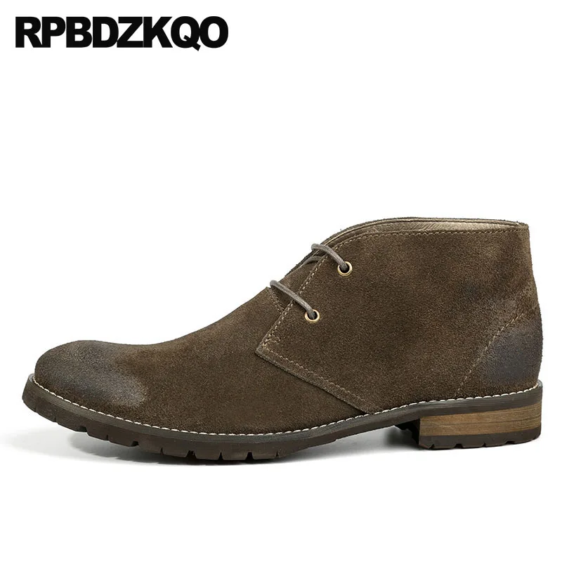 Men Full Grain Leather High Top Ankle Lace Up Booties Fall 2021 Suede Retro Combat Boots Shoes Vintage Military European Army
Men Full Grain Leather High Top Ankle Lace Up Booties Fall 2021 Suede Retro Combat Boots Shoes Vintage Military European Army