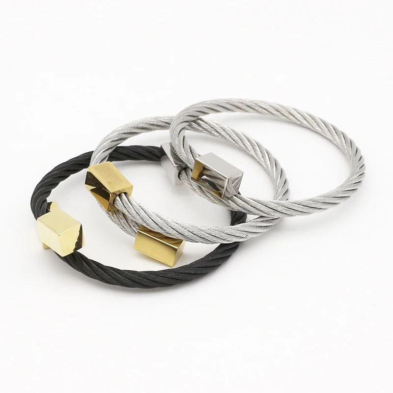 New Fashion High Quality Stainless Steel Cuff Bracelet Men Jewelry Luxury Brands Bangle For Women Jewelry
New Fashion High Quality Stainless Steel Cuff Bracelet Men Jewelry Luxury Brands Bangle For Women Jewelry