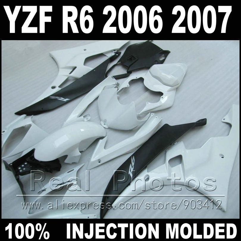 Новый комплект корпуса для YAMAHA R6 обтекателя 2006 2007 литья под давлением белый матовый черный 2006 2007 YZF R6 обтекатели
Новый комплект корпуса для YAMAHA R6 обтекателя 2006 2007 литья под давлением белый матовый черный 2006 2007 YZF R6 обтекатели