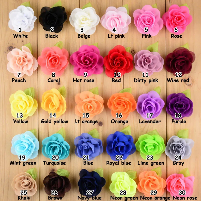 30 pcs/lot ,2.2 " hair accessories Chiffon Flower,headbands chiffon hair Flower ,(16 colors for choose )
30 pcs/lot ,2.2 " hair accessories Chiffon Flower,headbands chiffon hair Flower ,(16 colors for choose )