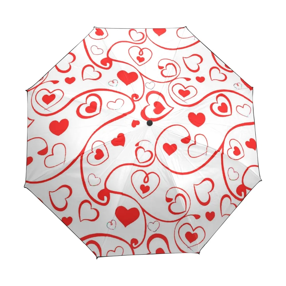 3 Folding Parasol Sun Protection Anti-UV Sun and Rain Umbrellas Heart Pattern Windproof Women Umbrella Automatic Lady Umbrella
3 Folding Parasol Sun Protection Anti-UV Sun and Rain Umbrellas Heart Pattern Windproof Women Umbrella Automatic Lady Umbrella