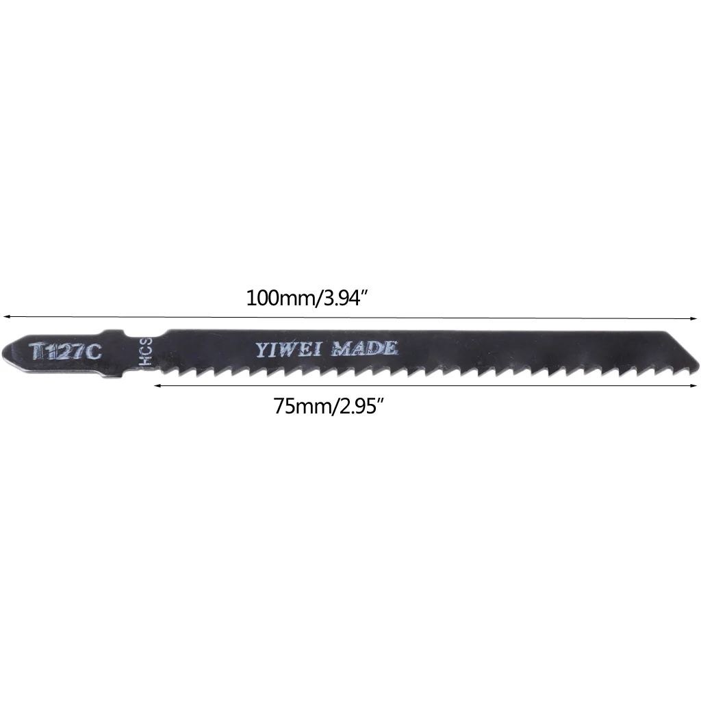 New Arrival 5pcs/set T127C 4 Inch HCS T-Shank Jigsaw Blades Set For Wood Fast Cutting
New Arrival 5pcs/set T127C 4 Inch HCS T-Shank Jigsaw Blades Set For Wood Fast Cutting