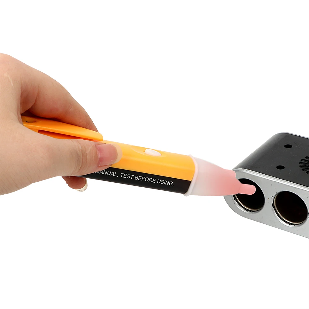 NICEYARD Voltage Detectors 90-1000V AC Electroscope Electrometric Detector Non-Contact Safe Test Pencil Voltage Alert Pen
NICEYARD Voltage Detectors 90-1000V AC Electroscope Electrometric Detector Non-Contact Safe Test Pencil Voltage Alert Pen