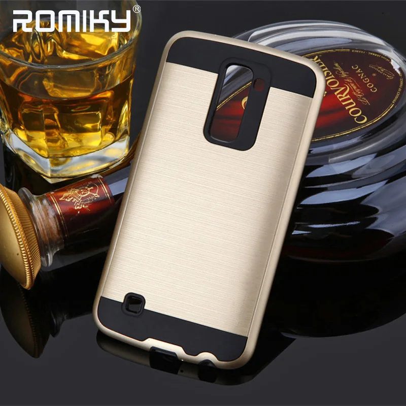 Romiky K8 K10 2-в-1 жесткий Панцири чехол для LG G6 G3 G4 G5 V20 телефона Пластик силиконовый Fundas