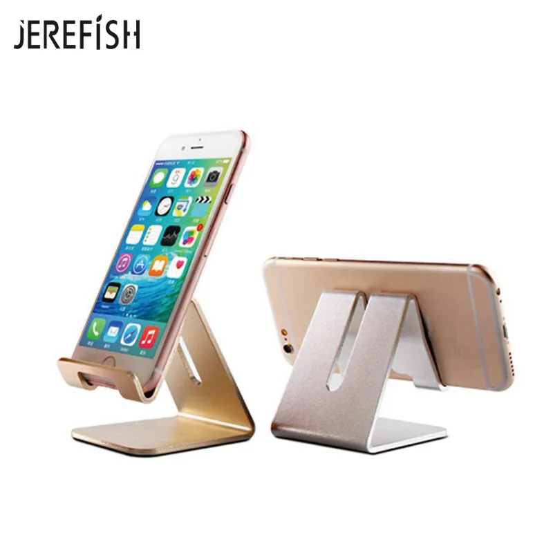 JEREFISH Aluminum Mobile Phone Tablet Holder for iPhone X 8 8PlusTablets Universal Metal Desktop Stand Galaxy Note | Мобильные