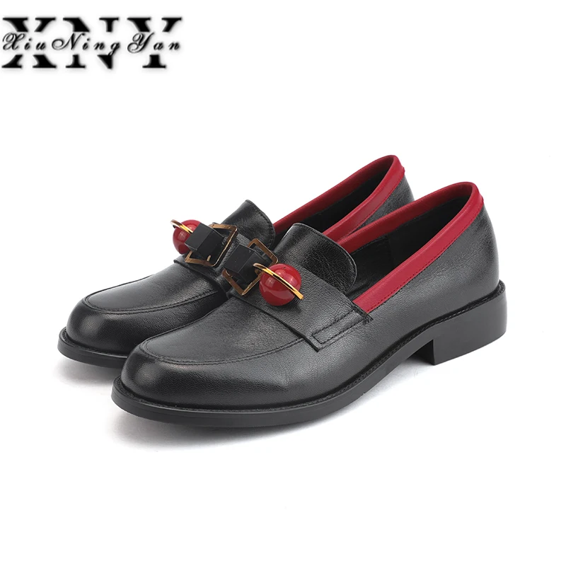 XiuNingYan Shoes Woman Luxury Genuine Leather Women Basic Flat Shoes Slip-on Fashion Handmade Women Casual Loafers Ladies Shoes
XiuNingYan Shoes Woman Luxury Genuine Leather Women Basic Flat Shoes Slip-on Fashion Handmade Women Casual Loafers Ladies Shoes