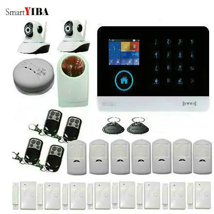 SmartYIBA Home Security Alarm System WIFI Portable Auto Dialer DIY Home Alarm System and Wireless WIFI IP Security Camera
SmartYIBA Home Security Alarm System WIFI Portable Auto Dialer DIY Home Alarm System and Wireless WIFI IP Security Camera