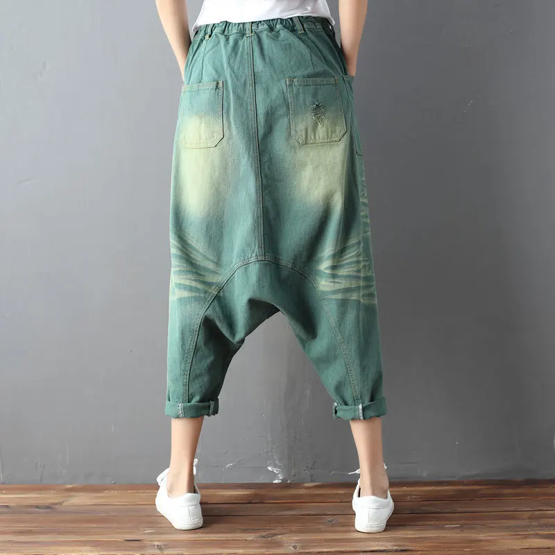 Vintage Loose Harem Hip Hop Cross-pants Pantalones Mujer Sarouel Femme Broeken Dames Boyfriend Jeans Pants for Women Trousers
Vintage Loose Harem Hip Hop Cross-pants Pantalones Mujer Sarouel Femme Broeken Dames Boyfriend Jeans Pants for Women Trousers