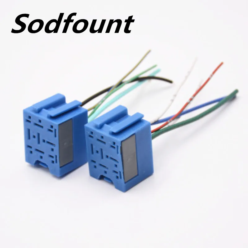1pcs Four plug and five plug universal high temperature combined type car relay socket with line
1pcs Four plug and five plug universal high temperature combined type car relay socket with line