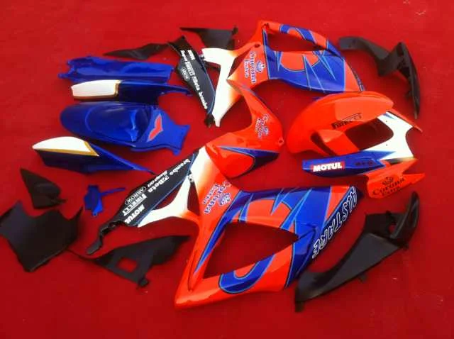 Набор обтекателей мотоцикла для GSXR600 750 K6 06 07 GSXR 600 GSXR750 2006 2007 ABS Топ красный синий
