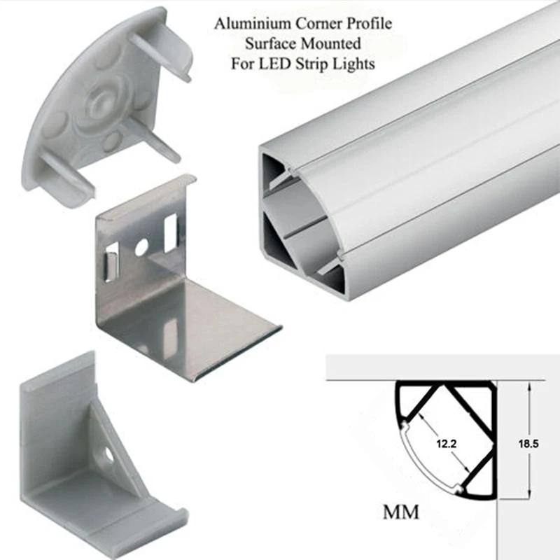 DHL shipping 10pcs *1meter corner led aluminum channel with round PC cover for led strip light wholesale MOQ 10pcs
DHL shipping 10pcs *1meter corner led aluminum channel with round PC cover for led strip light wholesale MOQ 10pcs