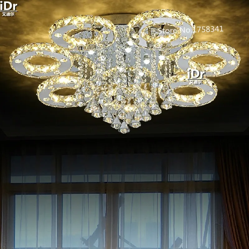 Round Crystal Lamp modern minimalist 100% quality guarantee bedroom living room lights LED Ceiling Lights
Round Crystal Lamp modern minimalist 100% quality guarantee bedroom living room lights LED Ceiling Lights