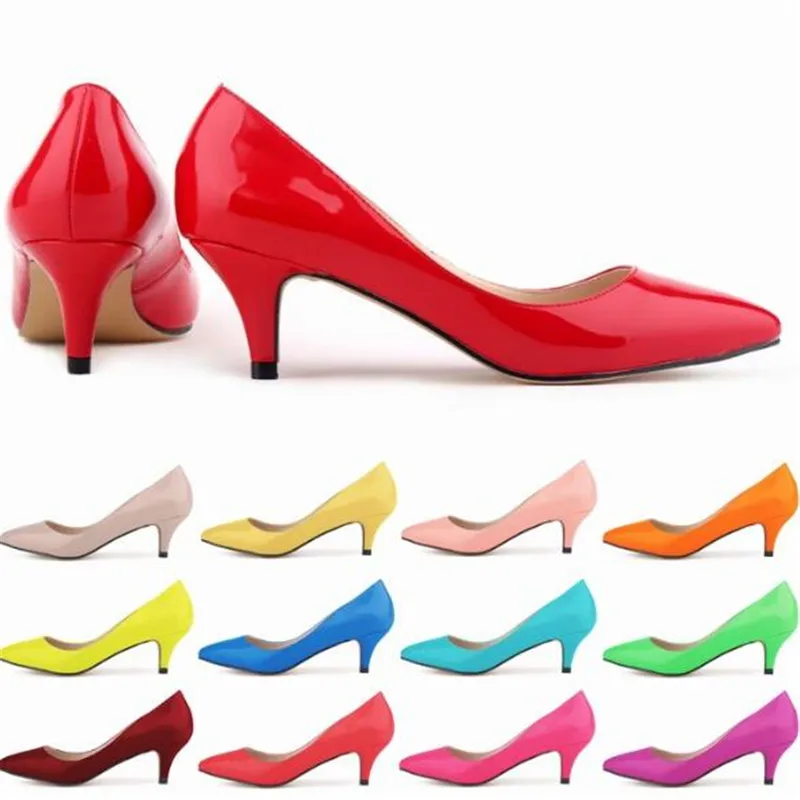 LOSLANDIFEN Women Pumps Fashion PU Slip On 8CM Thin Heels Pointed Toe Candy color wedding Party basic OL Office Woman shoes
LOSLANDIFEN Women Pumps Fashion PU Slip On 8CM Thin Heels Pointed Toe Candy color wedding Party basic OL Office Woman shoes