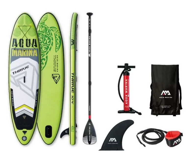 AQUA MARINA 2019 year Thrive10'4"Stand Up Paddle Board Inflatable Surfing board including Oar ,Pump ,Carrybag ,Repair Patch
AQUA MARINA 2019 year Thrive10'4"Stand Up Paddle Board Inflatable Surfing board including Oar ,Pump ,Carrybag ,Repair Patch