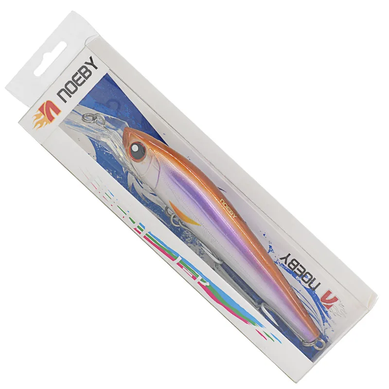 NOEBY Lure Minnow Bait 140mm/50g 180mm/98g Sinking7-9m Fishing Lure Japan Hook Iscas Artificial Pesca Wobblers Leurre Peche
NOEBY Lure Minnow Bait 140mm/50g 180mm/98g Sinking7-9m Fishing Lure Japan Hook Iscas Artificial Pesca Wobblers Leurre Peche